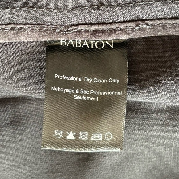 Aritzia Babaton Sz S Cormac Trench Coat In Black new without tag - Picture 7 of 10